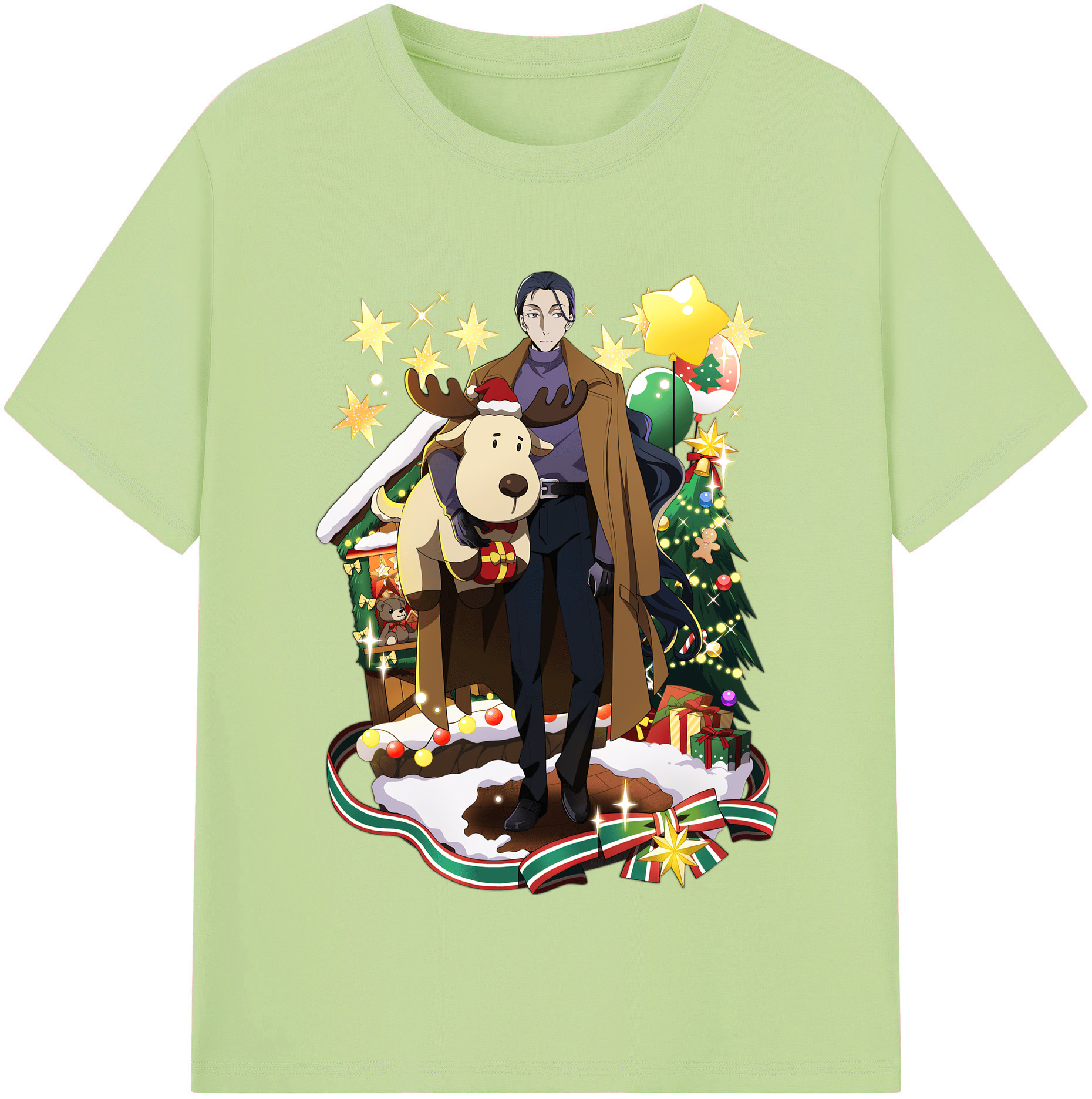 （画像用） 文豪ストレイドッグス Bungo Stray Dogs 綿100％半袖Tシャツ（フロントプリント）